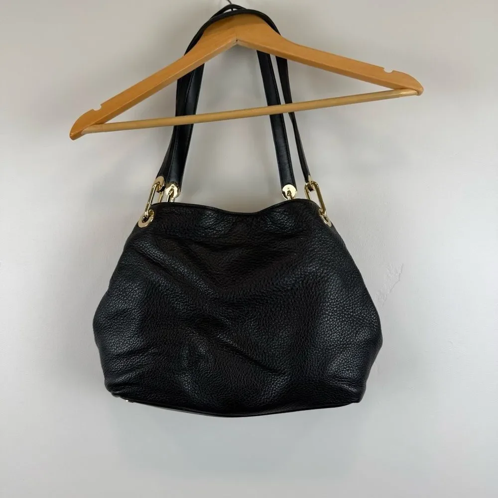 Michael Kors Raven Pebble Leather Women's Bag Accessories Black